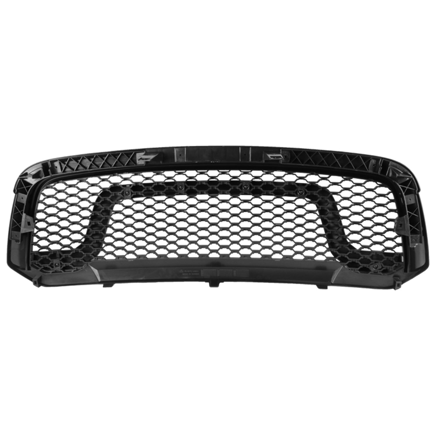 2013-2018 Dodge RAM 1500 Matte Black ABS Rebel Style Honeycomb Mesh Grille