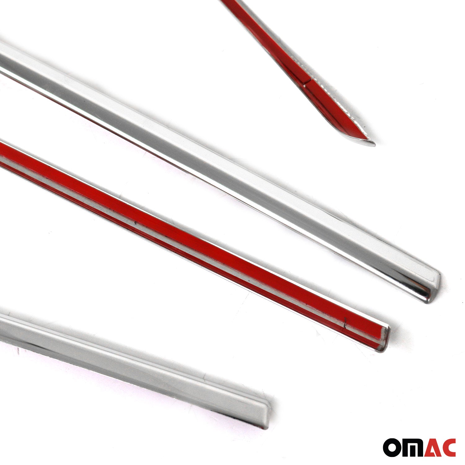 2018-2022 Toyota C-HR Window Molding Trim Streamer Stainless Steel Silver 4 Pcs