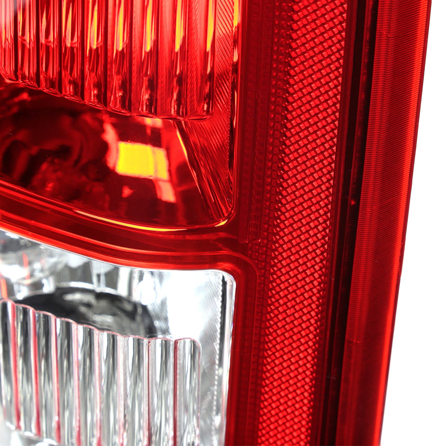 2015-2017 Ford F-150 Factory Driver/Left Tail Light Assembly Chrome/Red Clear