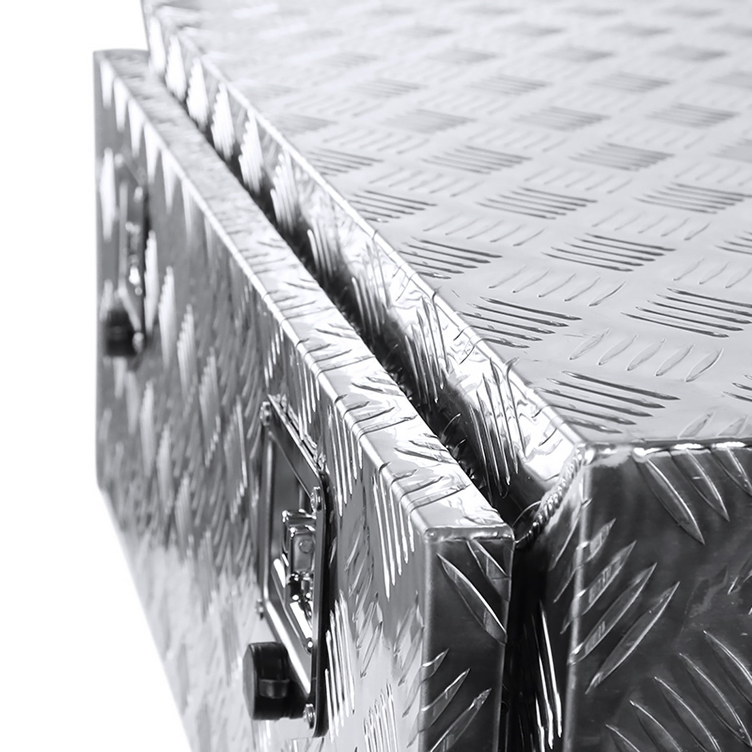 36" Heavy Duty Silver Underbody Truck Tool Box w/ T-Handle Latches Locks & Keys