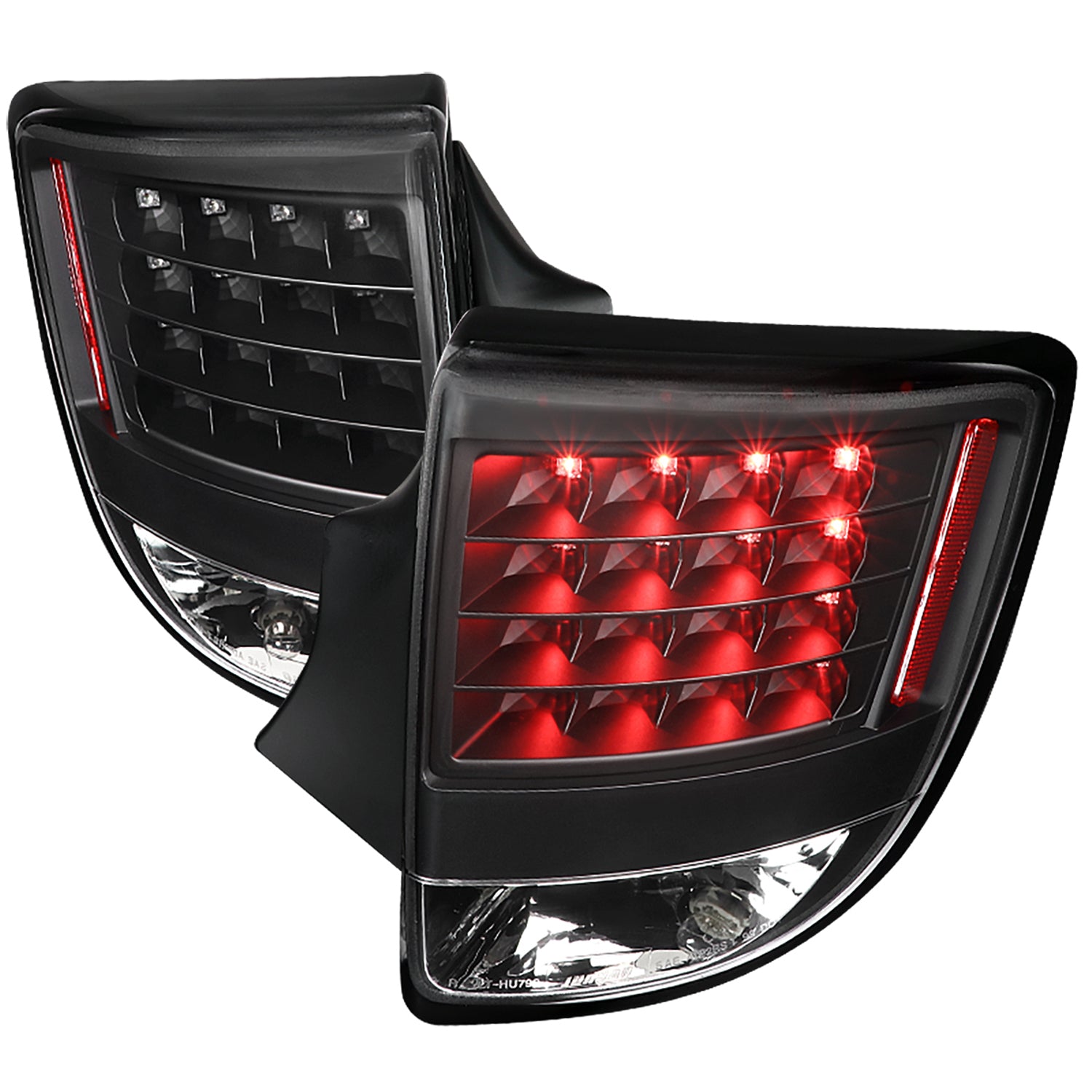 2000-2005 Toyota Celica V2 LED Tail Lights Matte Black Housing/Clear Lens