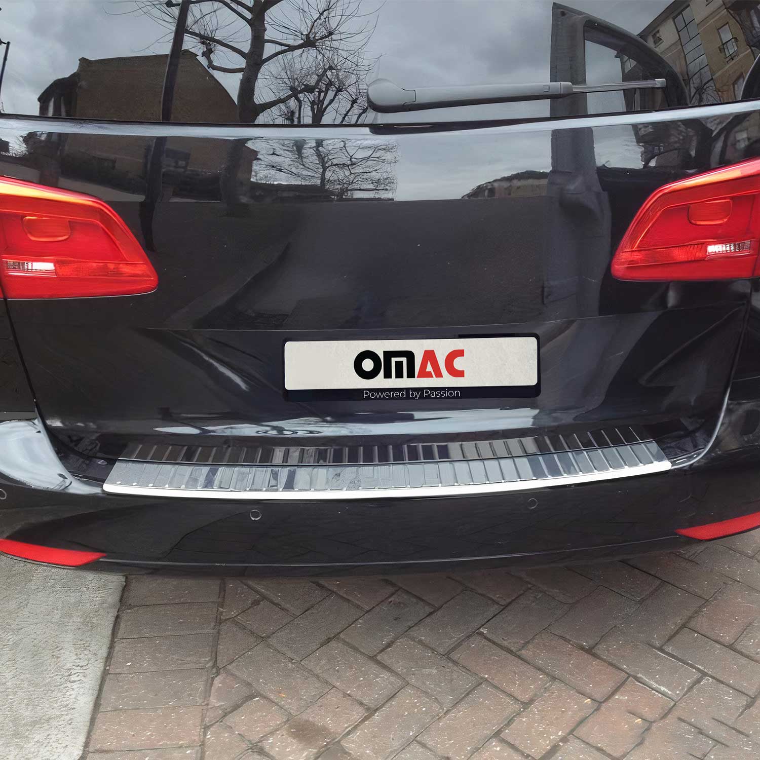 2010-2015 VW Touran Rear Bumper Guard Stainless Steel Glossy