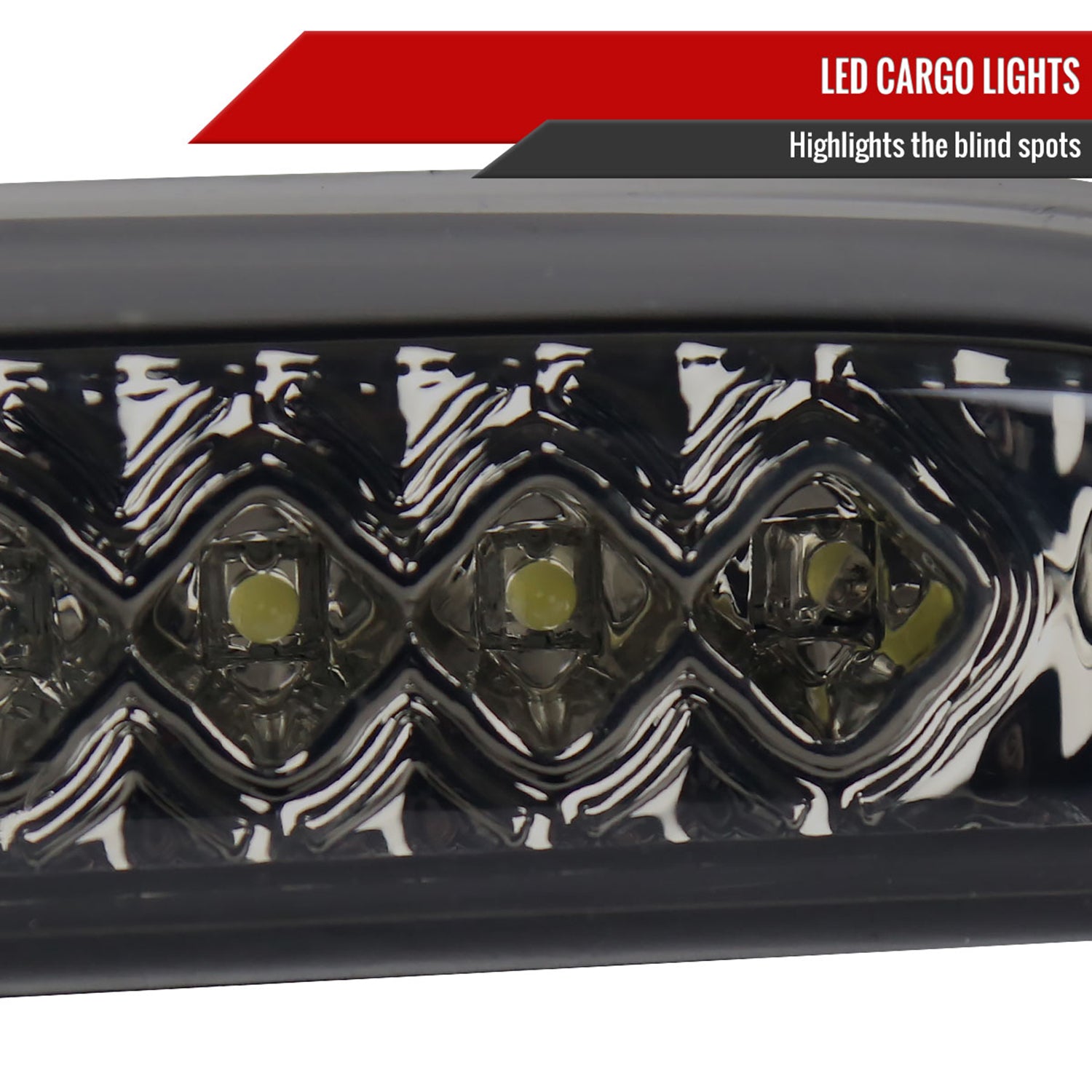 1993-2016 Ford F-250/350/450/550/Ranger LED 3rd Brake Tail Light Chrome/Smoke