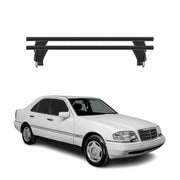 1995-2000 Mercedes C Class W202 Roof Rack Cross Bars Black