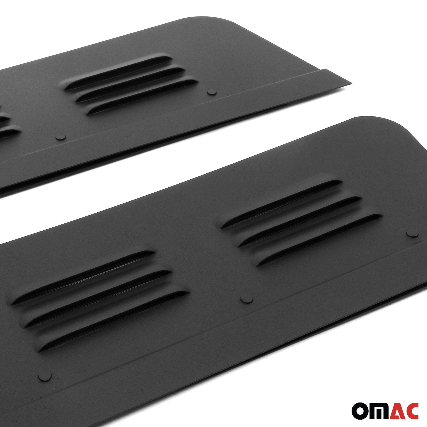 2015-2025 Ford Transit Car Ventilation Window Air Vent Aluminium Black 2Pcs