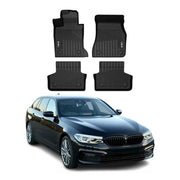 2017-2023 BMW 5 Series G30 G31 Sedan Touring Premium Floor Mats Liners First and Second Row Set