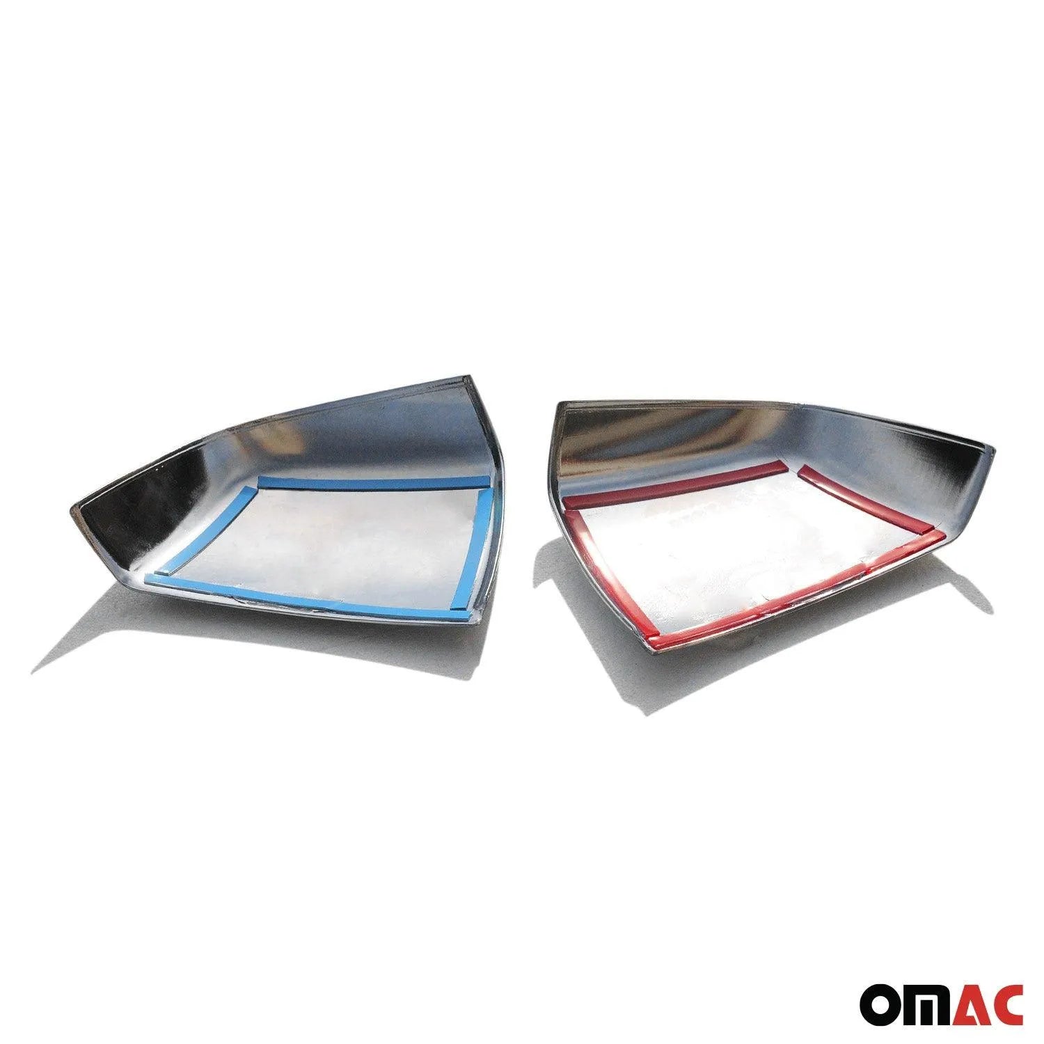 2015-2022 RAM ProMaster City Fuel Cap Cover & Mirror Cover Caps Set Stainless Steel