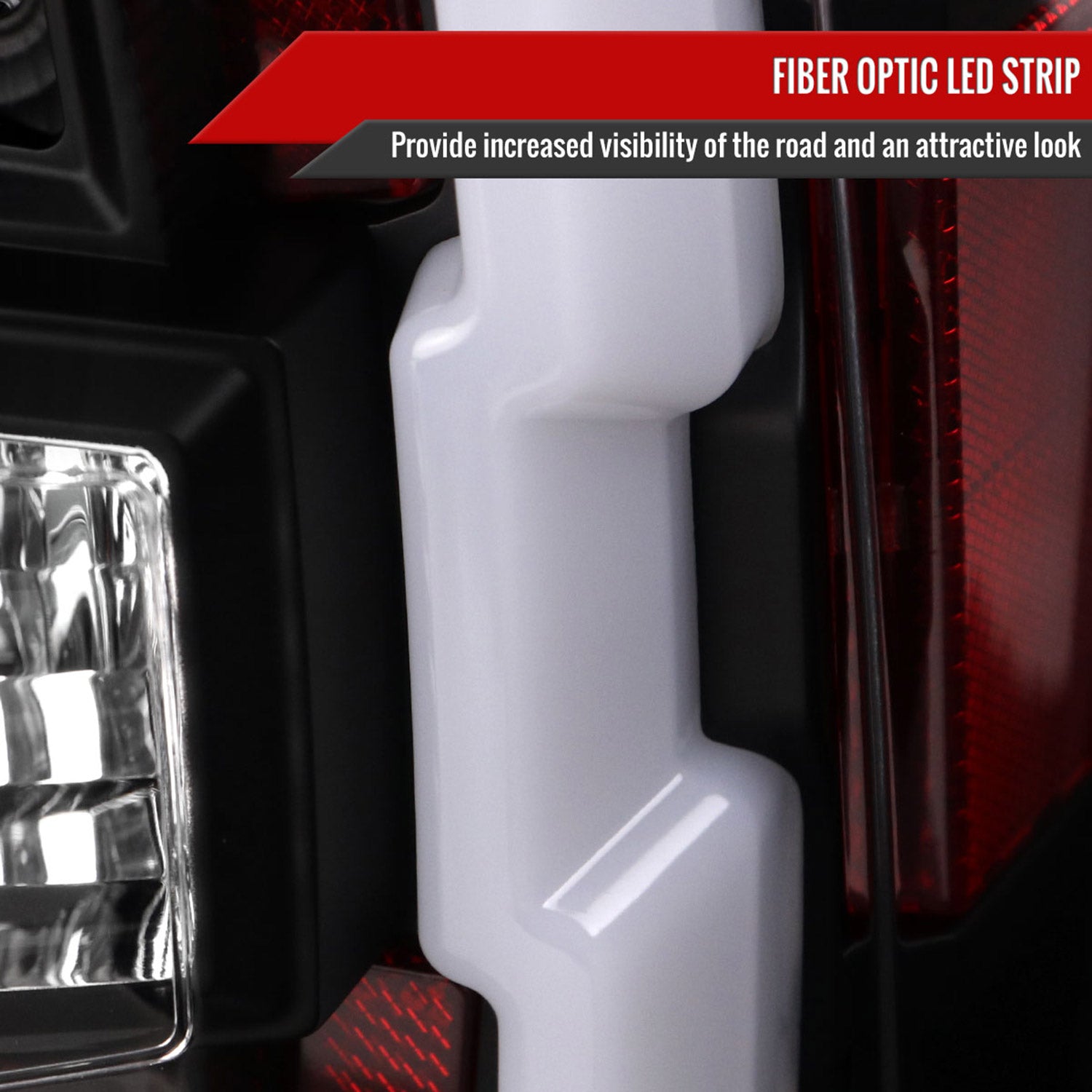 2016-2022 Toyota Tacoma LED Bar Tail Lights Matte Black Housing/Clear Lens