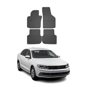 2011-2018 VW Jetta A6 Floor Mats Liners Full Set All Weather Rubber Black
