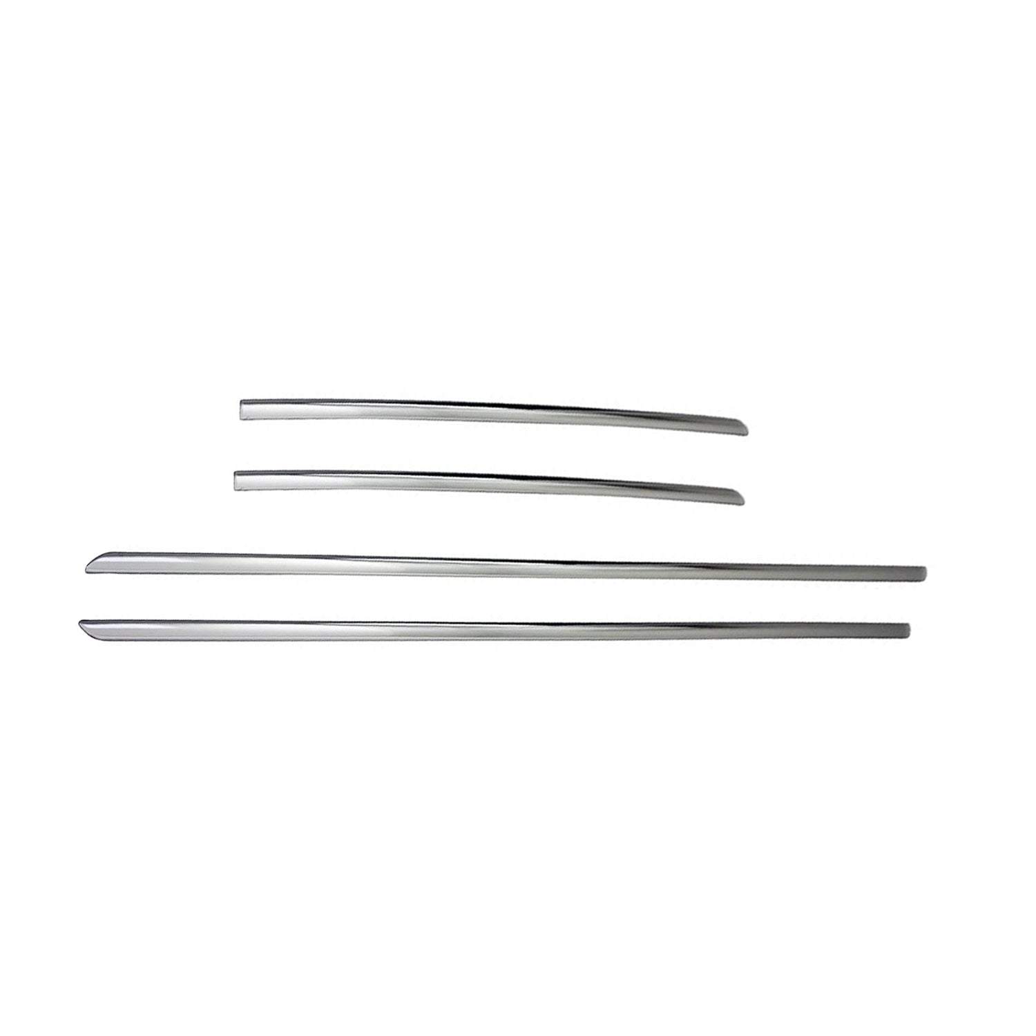 2016-2021 Hyundai Tucson Side Door Molding Trim Skirt Garnish Stainless Steel Silver