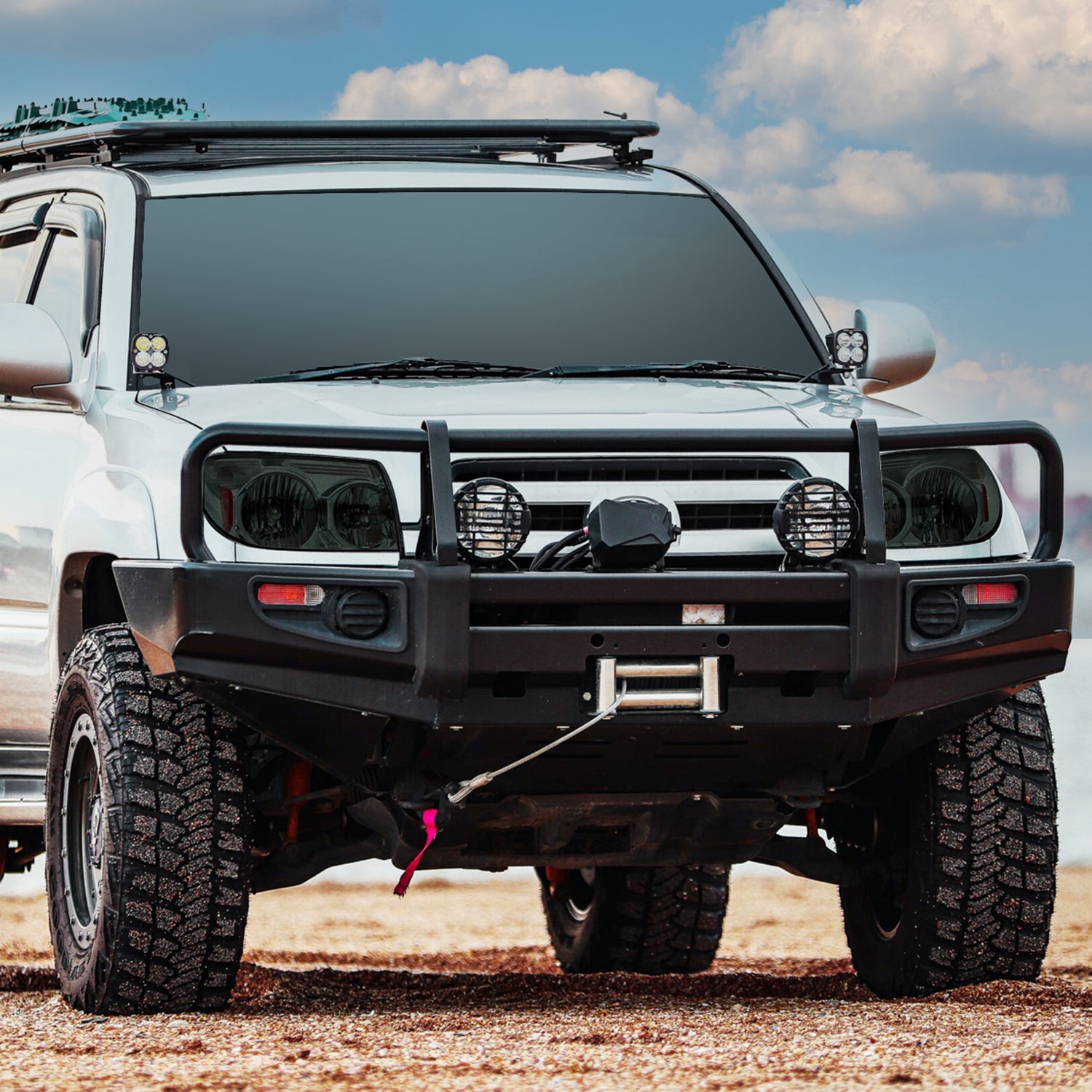 2003-2005 Toyota 4Runner Factory Style Headlights Chrome Housing/Smoke Lens