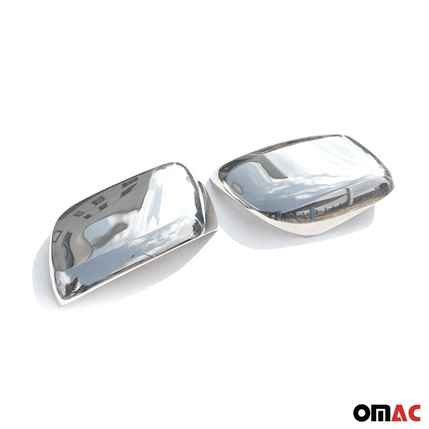 2008-2021 Toyota Land Cruiser W/O Signal Side Mirror Cover Caps Stainless Steel
