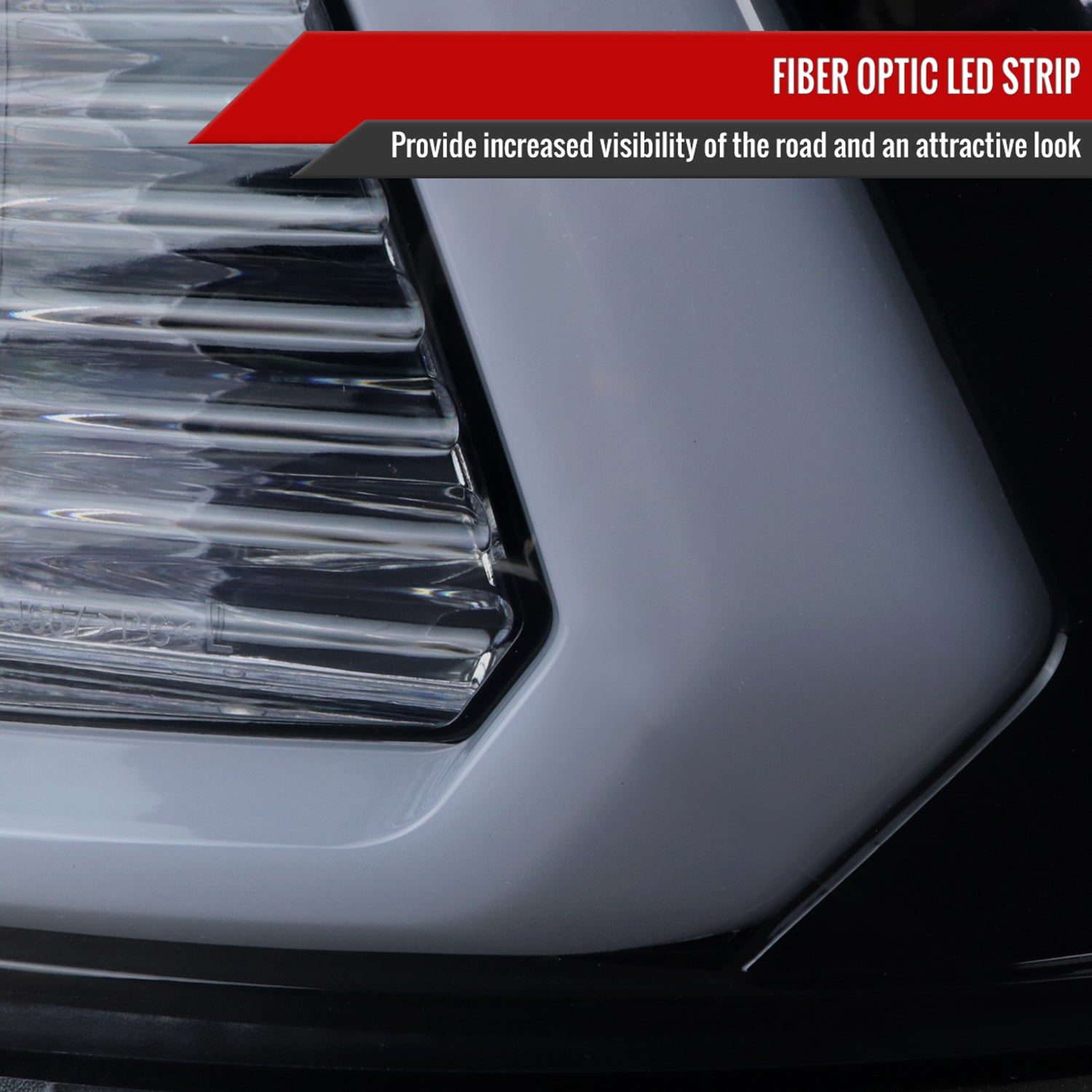 2009-2018 Dodge RAM 1500 / 2500 3500 LED C-Bar Headlights Glossy Black