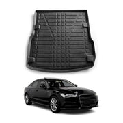 2012-2018 Audi A6 S6 Sedan Cargo Liner Trunk Mat All Weather Black