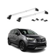 Roof Rack Cross Bars for BMW 2 Series F45 Active Tourer 2014-2021 Alu Grey 2x