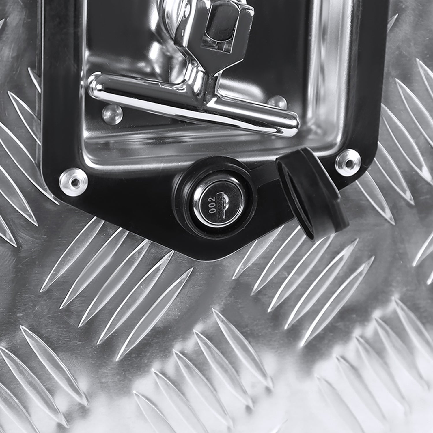 Universal 24" Heavy Duty Underbody Truck Tool Box w/ T-Handle Latch Lock & Keys