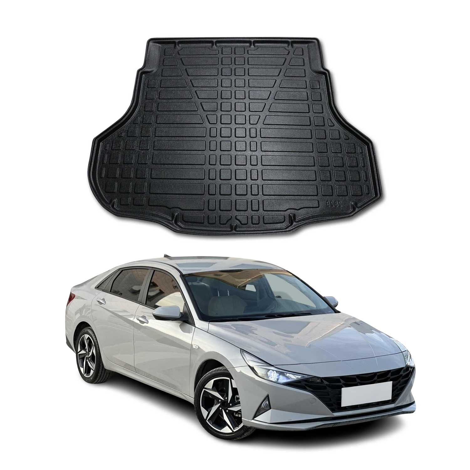 2021-2025 Hyundai Elantra Sedan Cargo Liner Trunk Mat All Weather Black