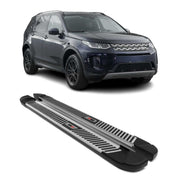 2015-2019 Land Rover Discovery Sport Running Boards Side Steps Silver & Black