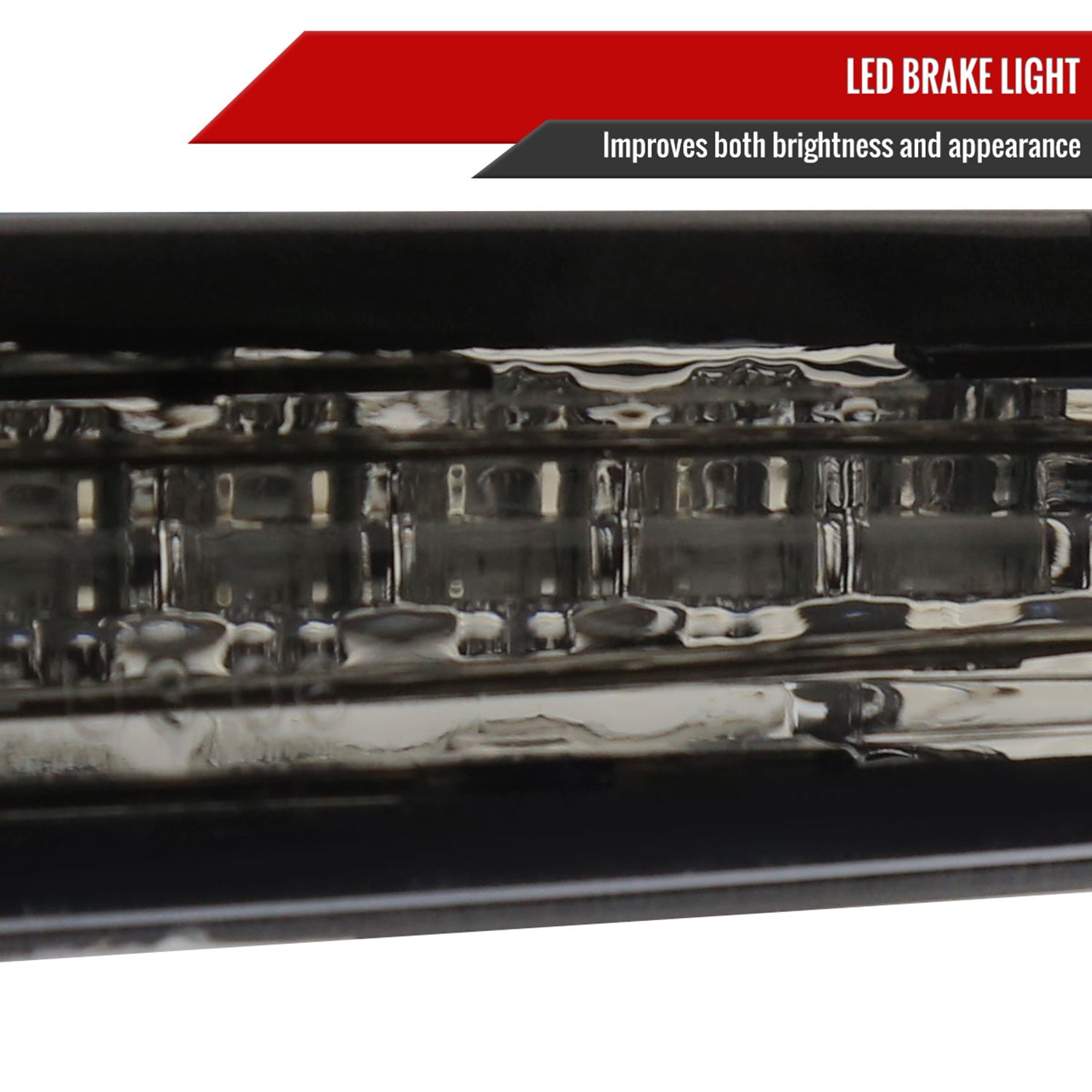 2005-2009 Ford Mustang LED 3rd Brake Tail Light Chrome Housing/Smoke Lens