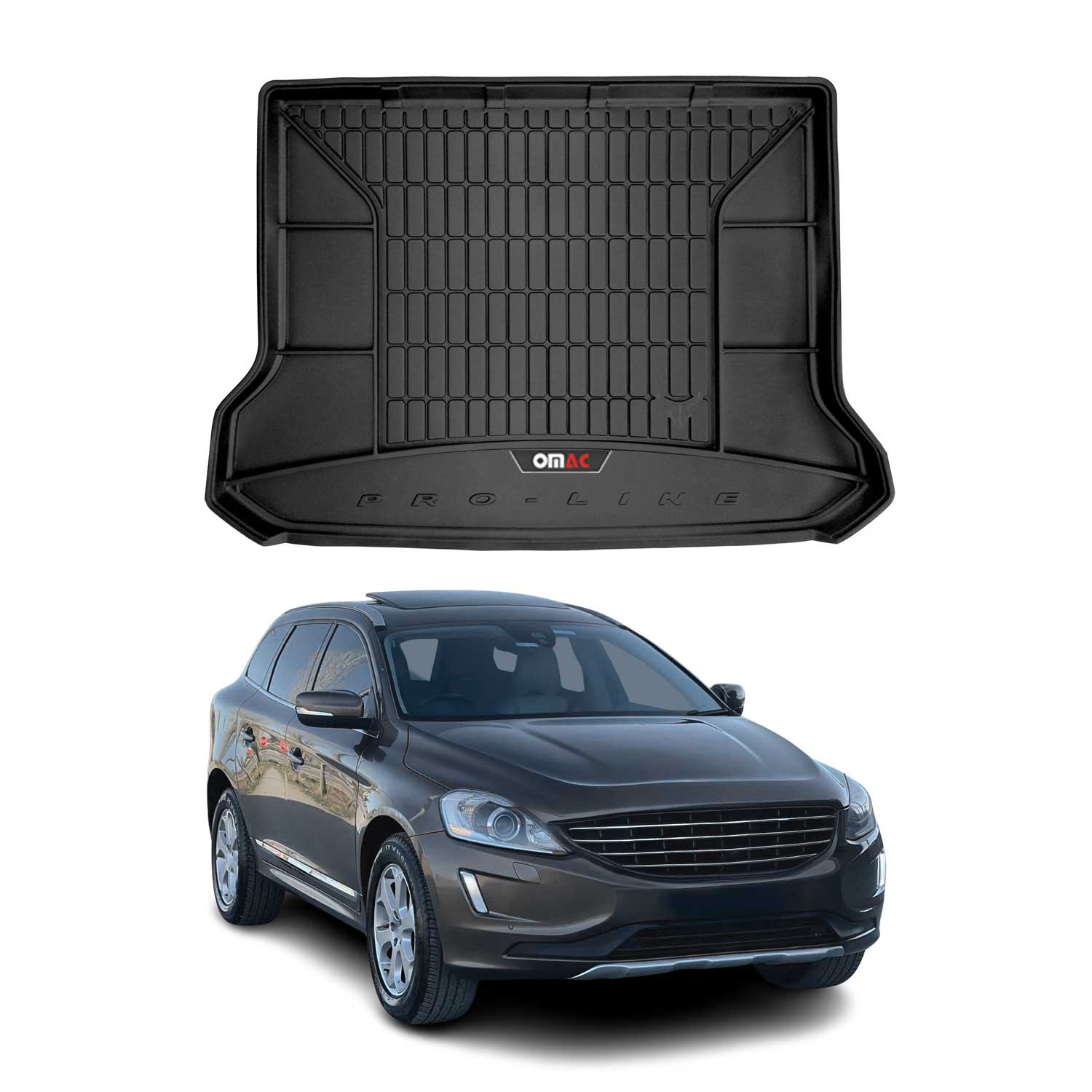 2010-2017 Volvo XC60 Premium Cargo Liner Trunk Mat All Weather Heavy Duty