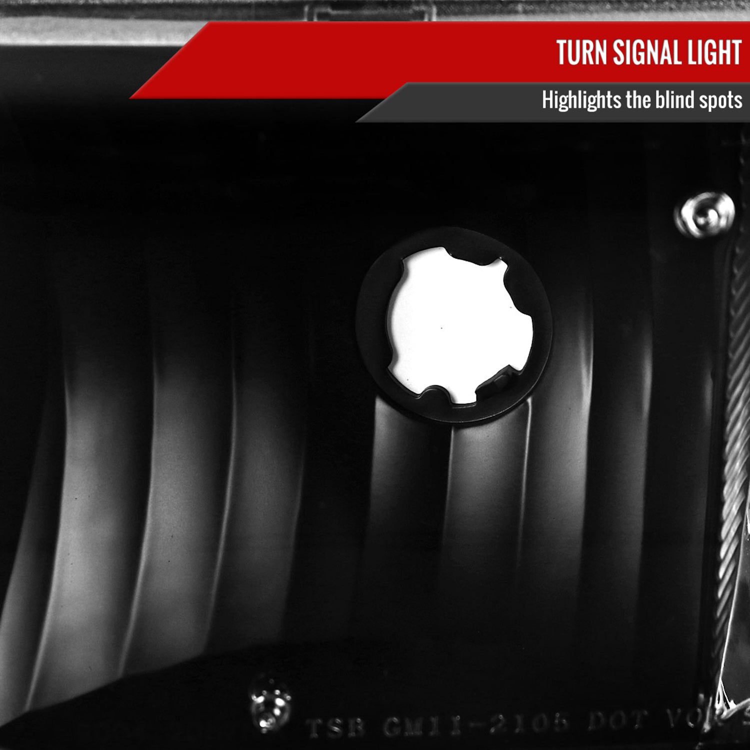 1991-1996 Chevy Caprice / Impala Factory Headlights Corner Signal Black