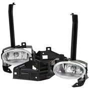 2008-2010 Honda Accord 2DR Coupe H11 Fog Lights Kit Chrome/Clear Lens