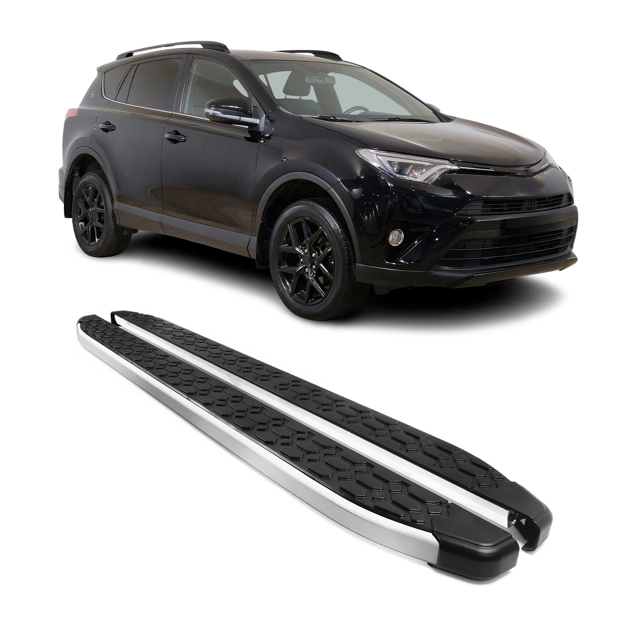 2019-2025 Toyota RAV4 Nerf Bar Side Step Running Boards Alu 2x