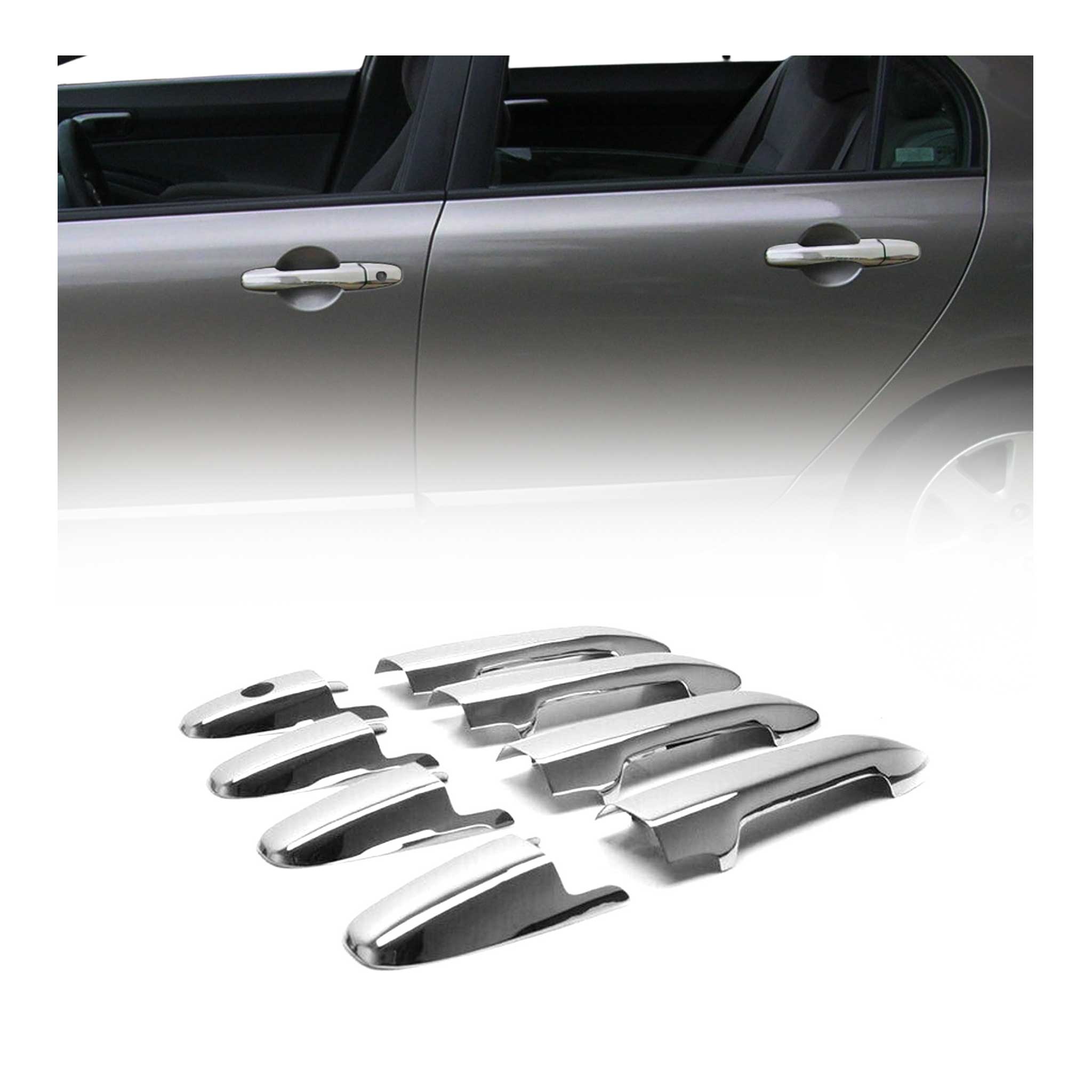 2006-2011 Honda Civic Sedan Car Door Handle Cover Protector Stainless Steel