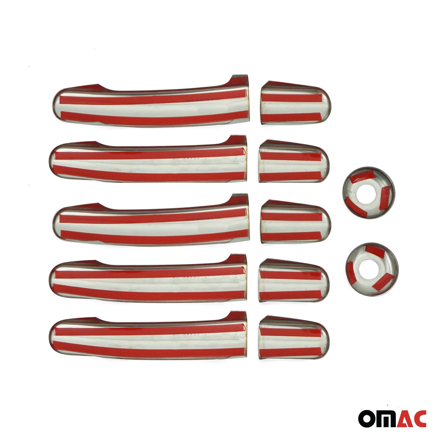 2015-2025 Ford Transit 150 Car Door Handle Cover Protector Stainless Steel 12 Pcs