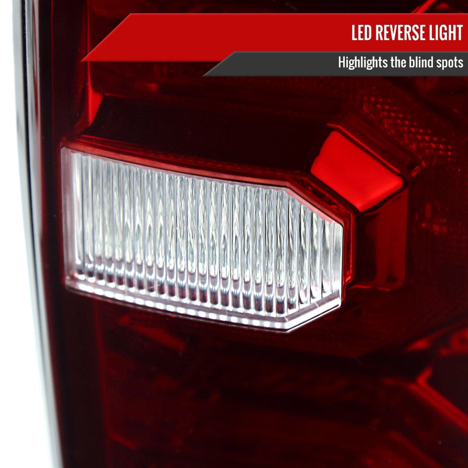 2016-2022 Toyota Tacoma Sequential Signal LED Tail Lights Chrome/Red Lens