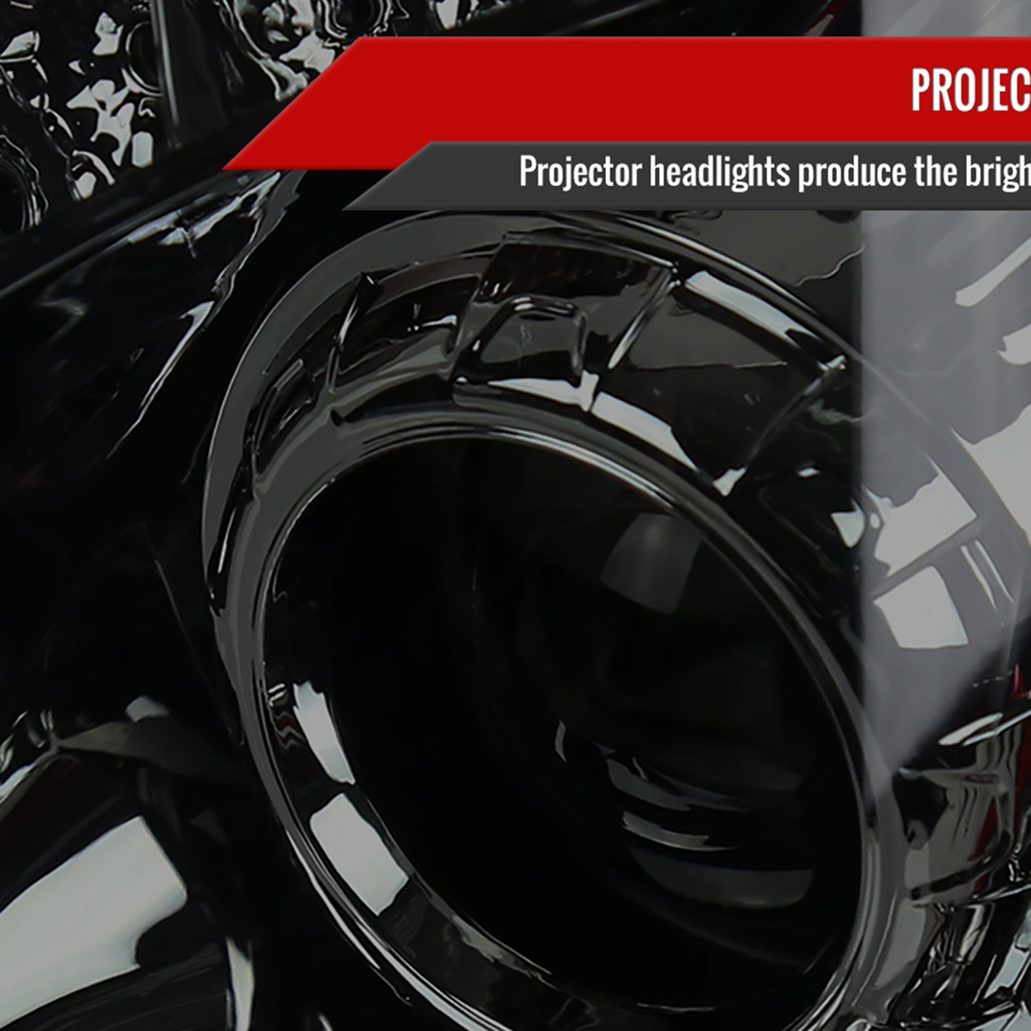 2008-2014 Cadillac CTS SMD LED Light Strip Projector Headlights Chrome/Smoke