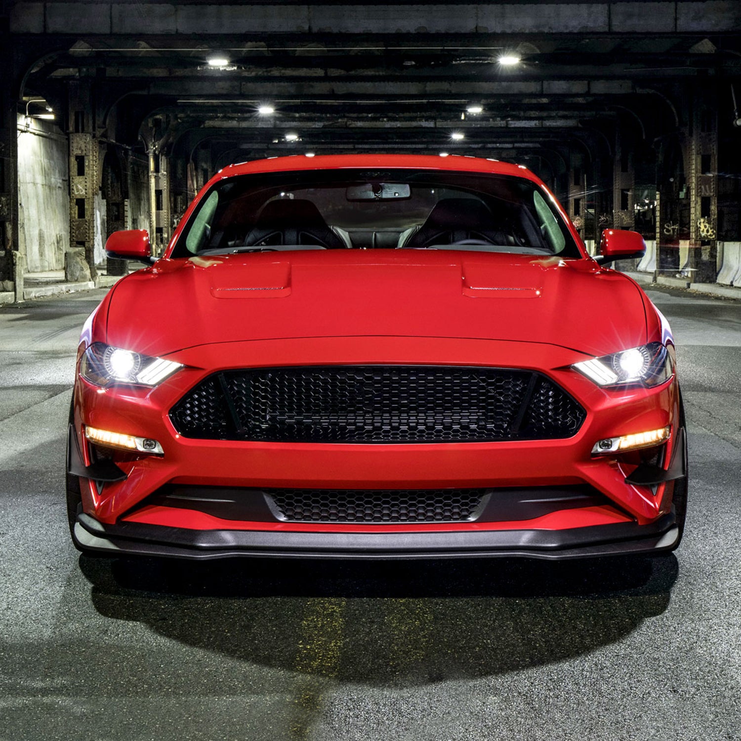 2018-2022 Ford Mustang GT/Ecoboost Lower Dive Front Bumper Canards Trims