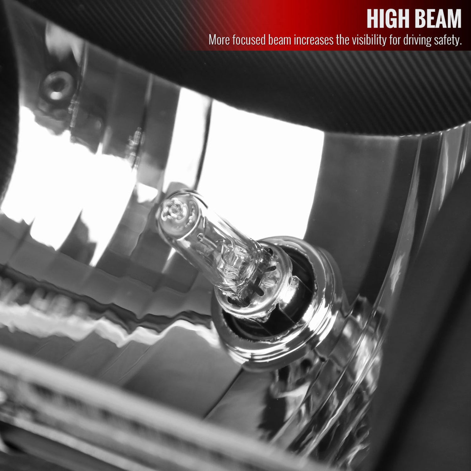 1988-1993 Chevy C/K Blazer/Tahoe/Silverado/Yukon Headlights Lights Set Black