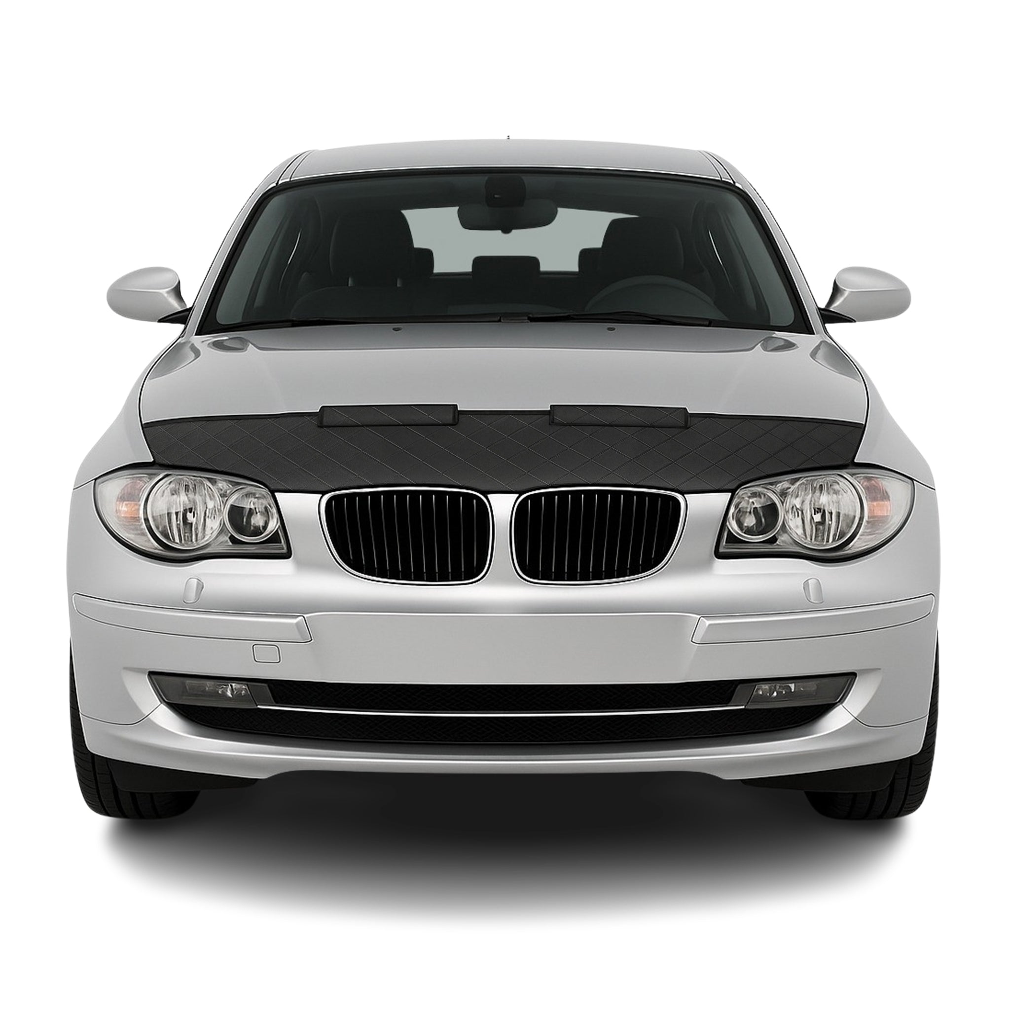 2008-2013 BMW 1 Series E82 E88 Car Bonnet Mask Hood Bra Diamond Half Black