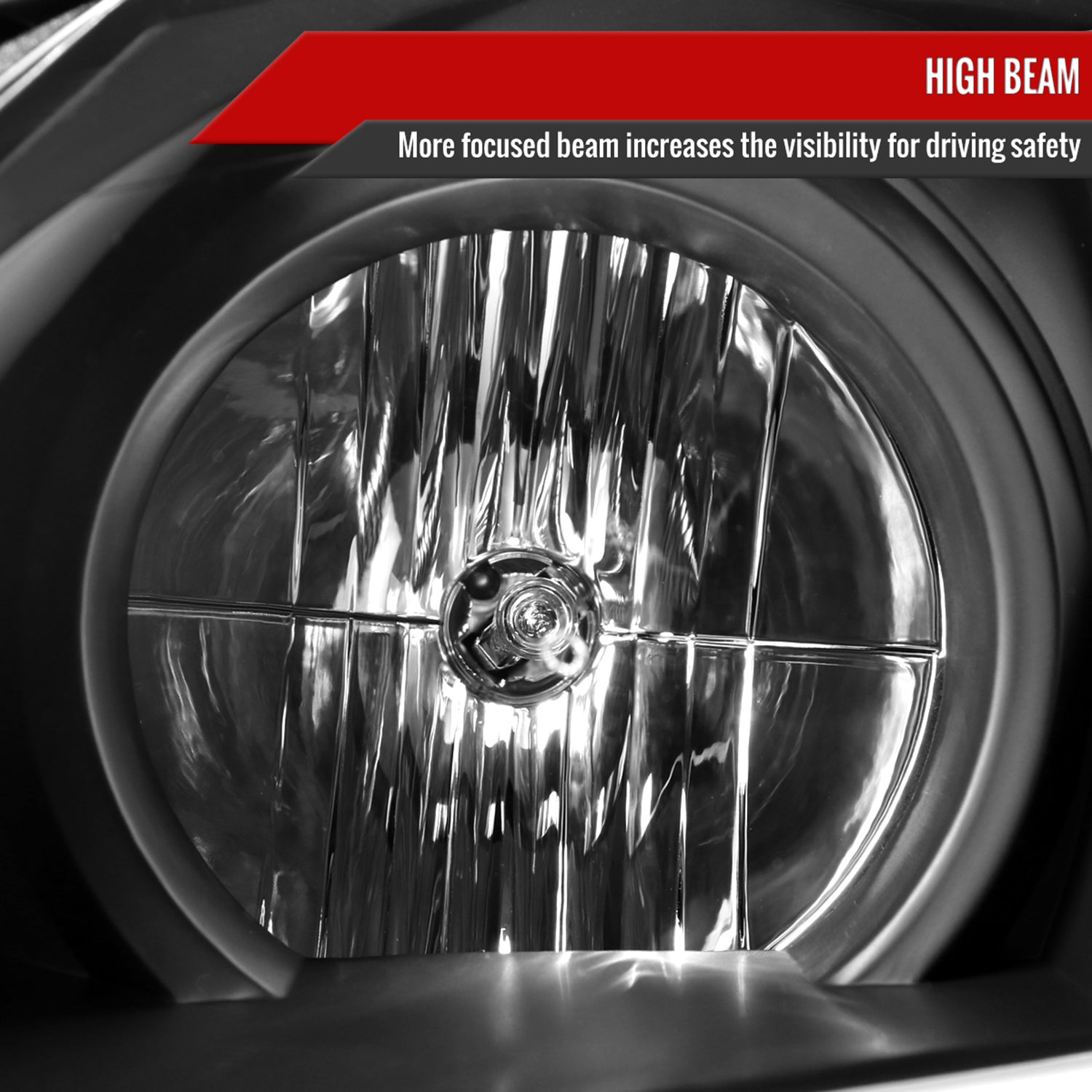 2005-2010 Pontiac G6 Projector Factory Headlight LED Bar Turn Signal Black