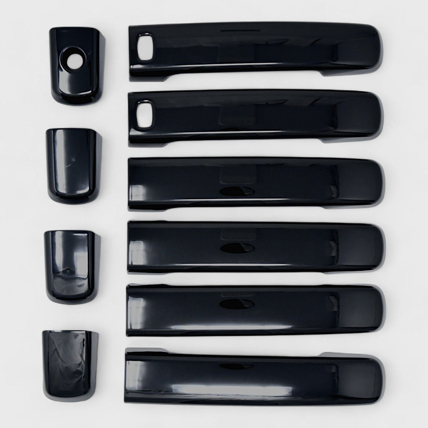 2005-2025 Nissan Frontier Door Handle Cover  4DR ABS Plastic Gloss Black 10 Pcs