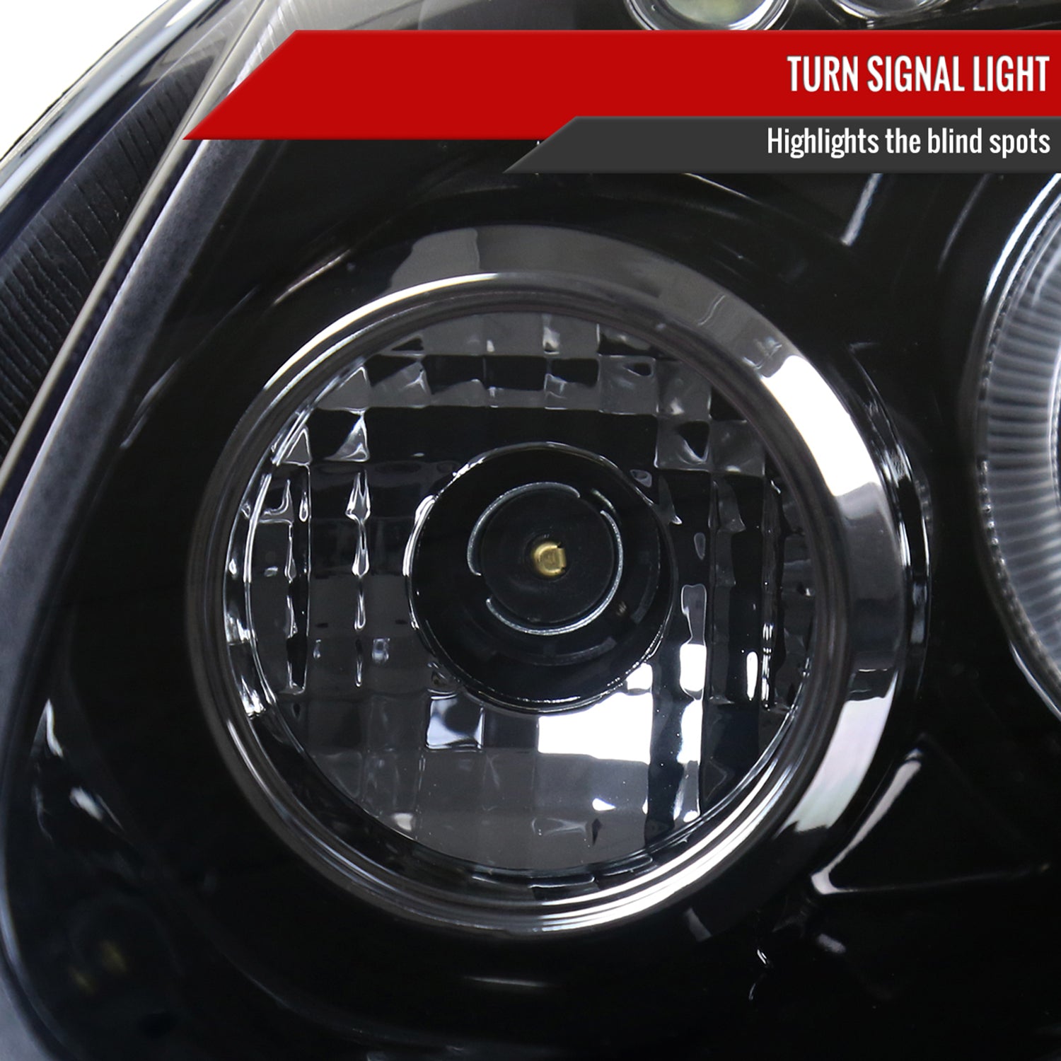 2006-2008 VW Golf Rabbit/ 2006-2010 Jetta Dual Halo Projector Headlights Smoke