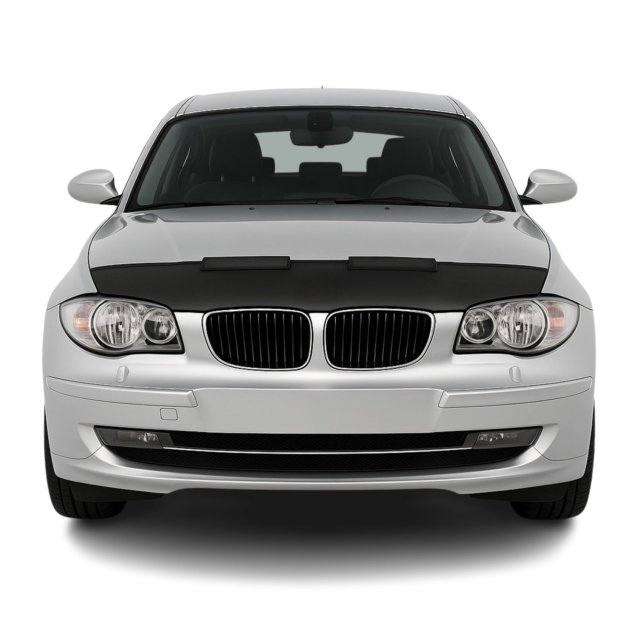2008-2013 BMW 1 Series E82 E88 Car Bonnet Mask Hood Bra Half Black