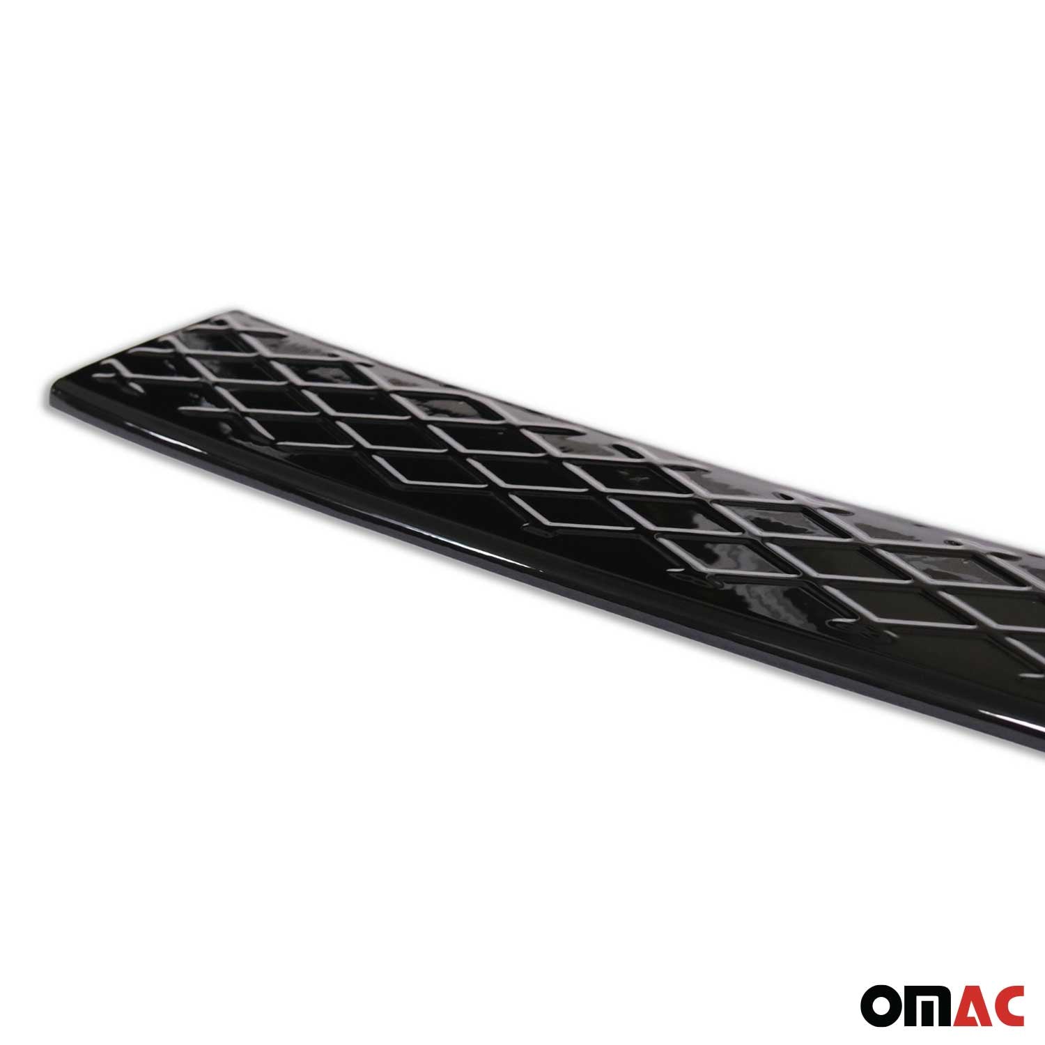2025-2026 VW ID.Buzz Rear Bumper Sill Cover Protector Guard ABS Acrylic Gloss Black