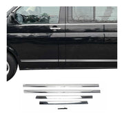 Side Door Molding Trim for VW T5 Transporter 2003-2015 S.Steel L1 Short RHD