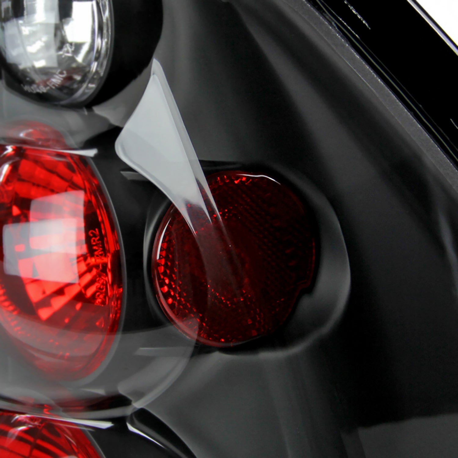 2004-2007 Chevrolet Malibu Tail Lights Matte Black Housing/Clear Lens