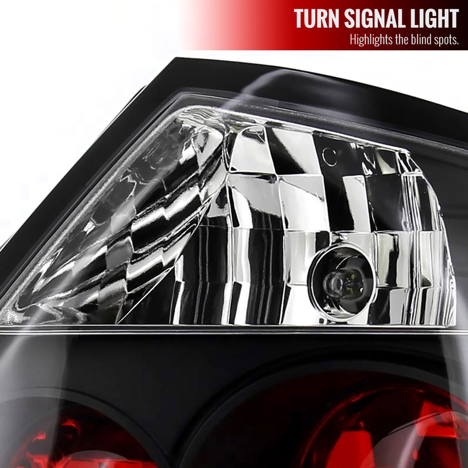 2004-2010 Scion tC Tail Lights Matte Black Housing/Clear Lens