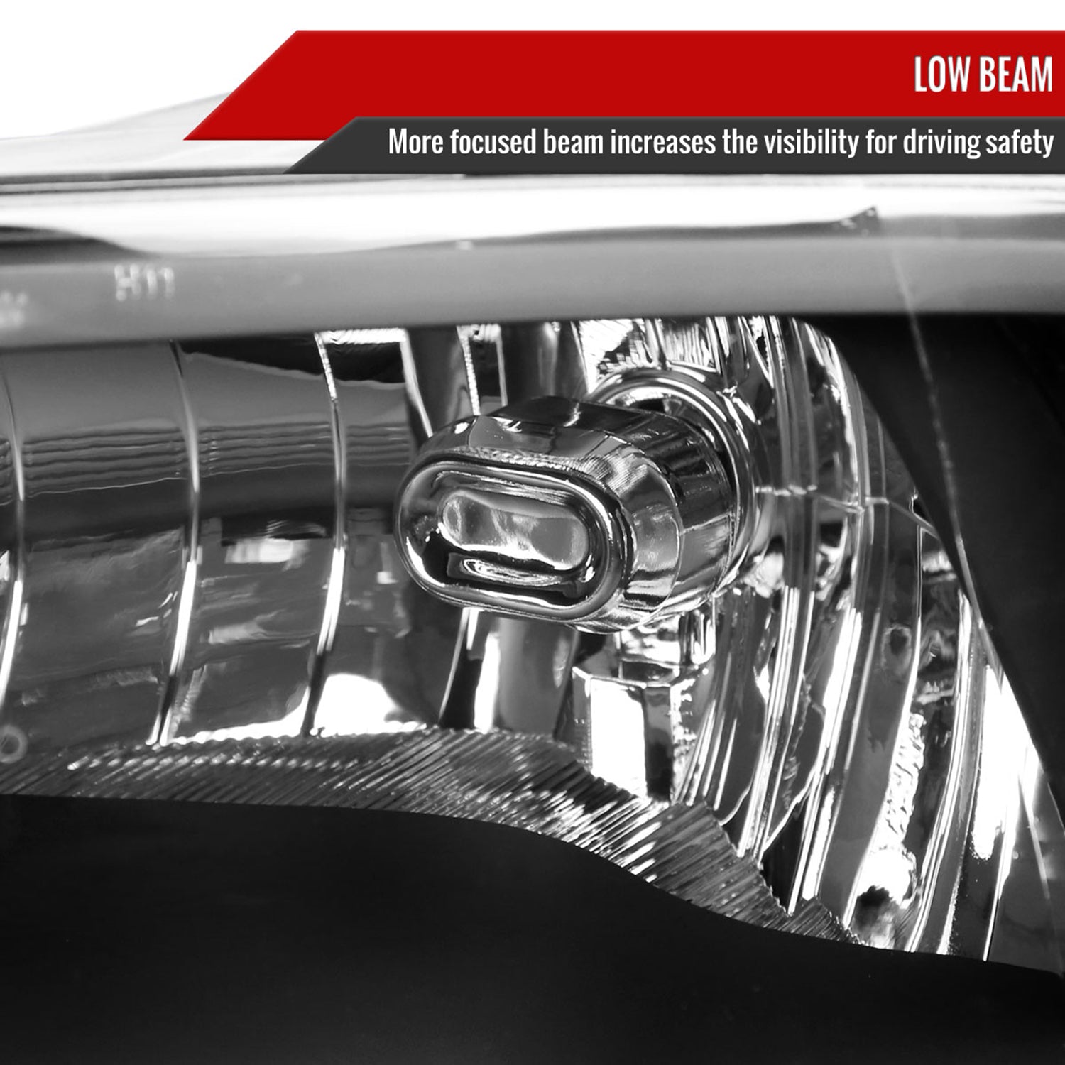 2009-2018 Dodge RAM 1500 / RAM 2500 3500 Factory Quad Headlights Black