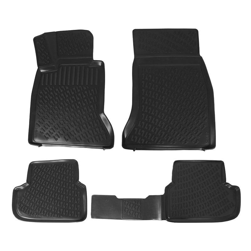 2017-2023 BMW 5 Series G30 G31 Sedan Touring Floor Mats Liners Full Set All Weather Black