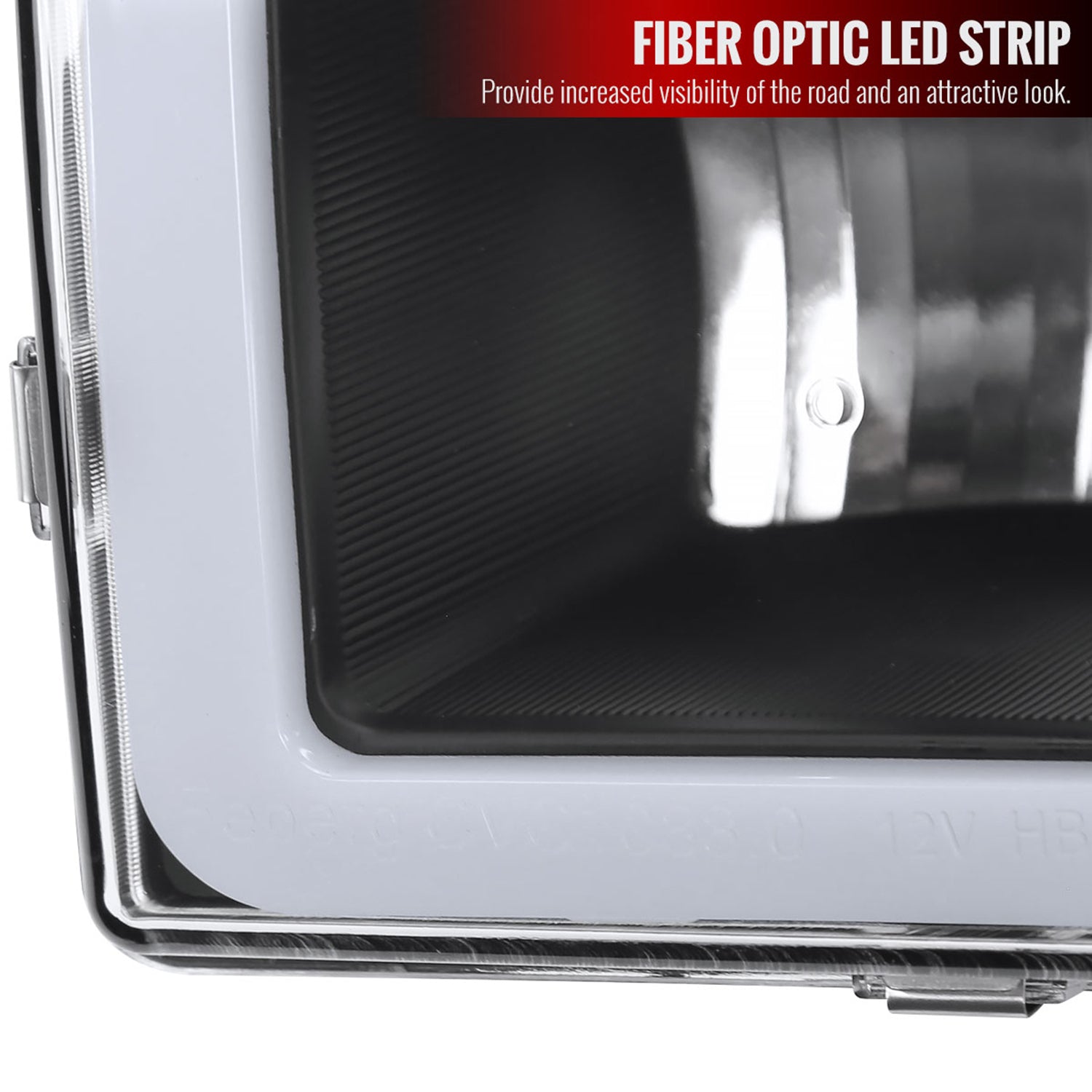 1988-1998 Chevy C/K C10/Tahoe/Sierra/Yukon/Suburban LED Headlights Matte Black