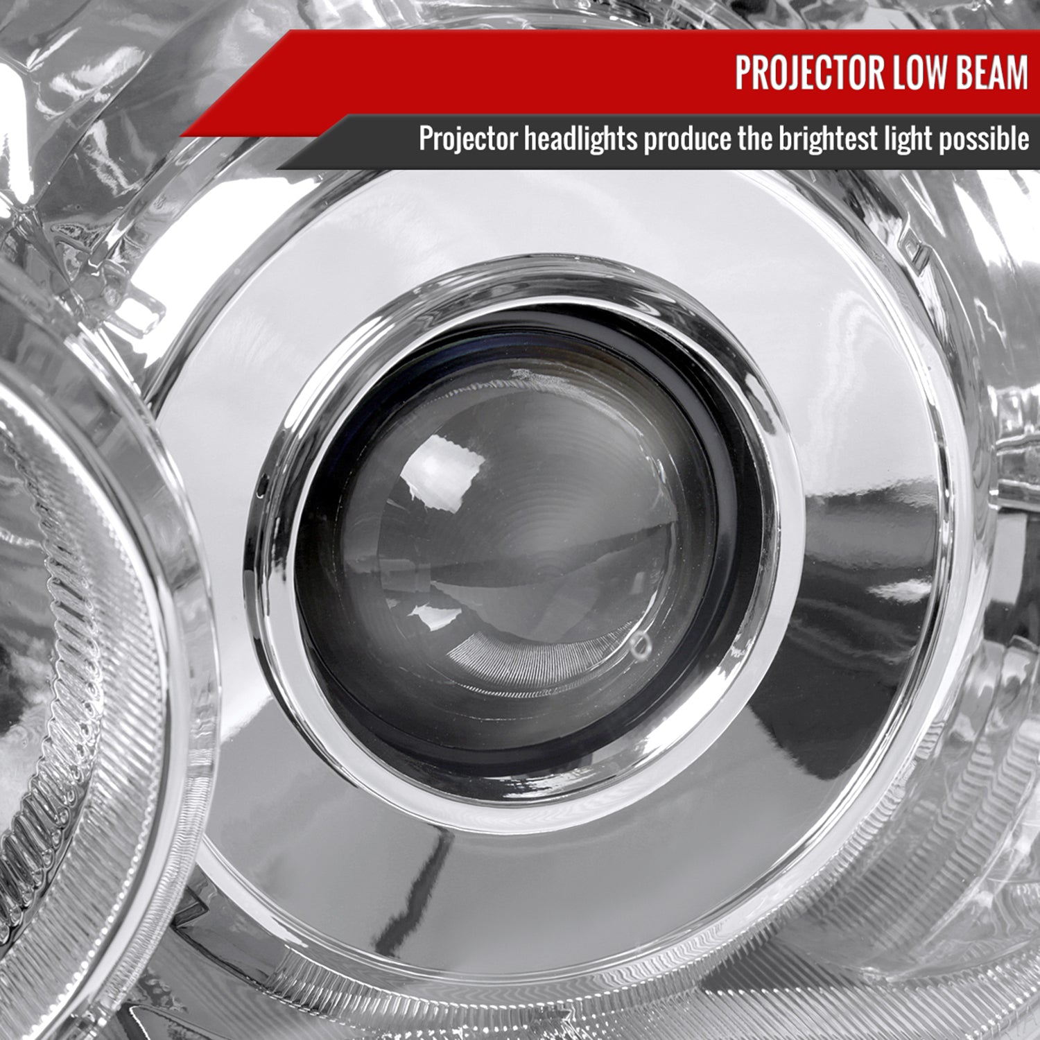 2006-2009 Toyota 4Runner SR5 Limited Projector Style Headlights Chrome/Clear