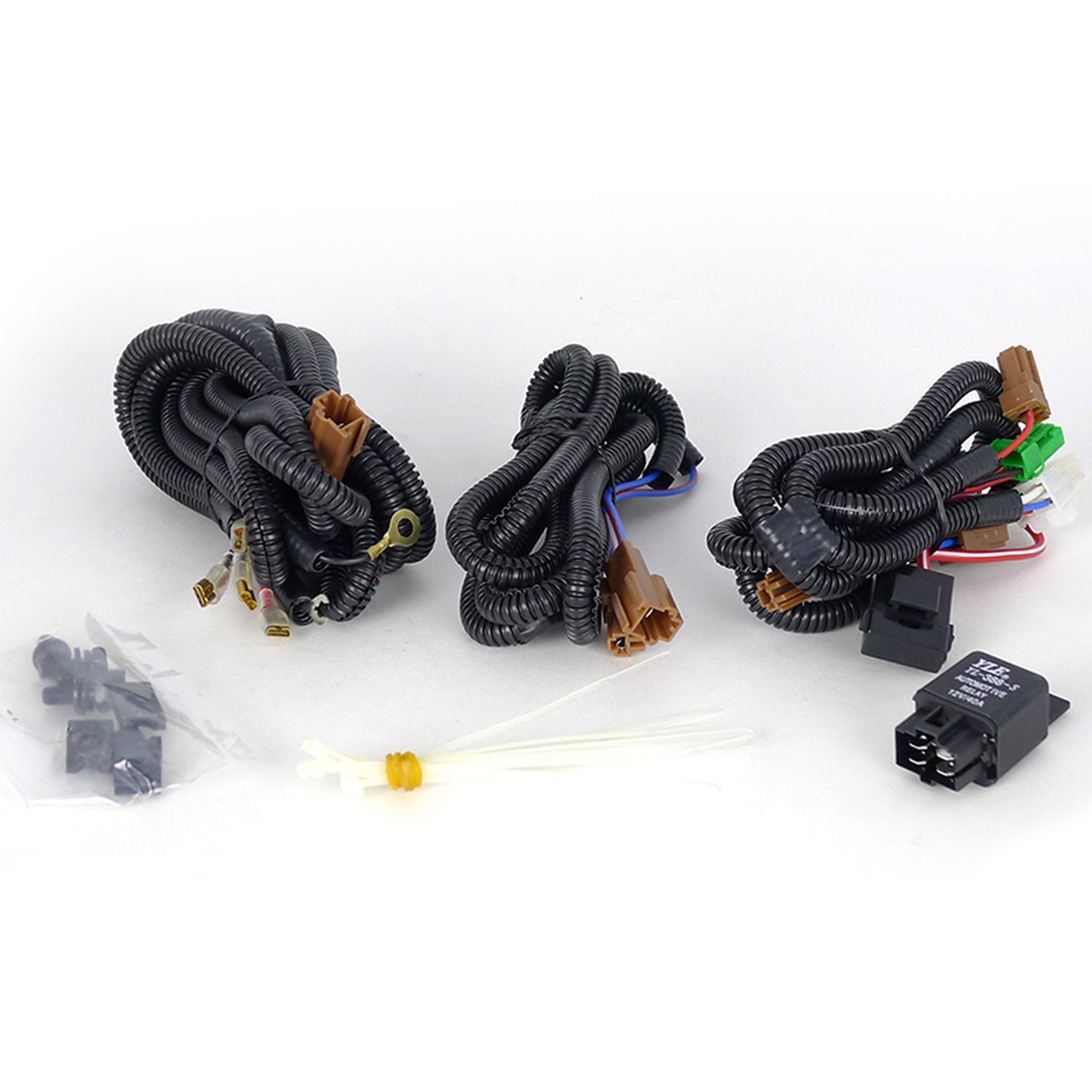 1997-2001 Honda Prelude H3C Fog Lights Kit Chrome Housing/Yellow Lens