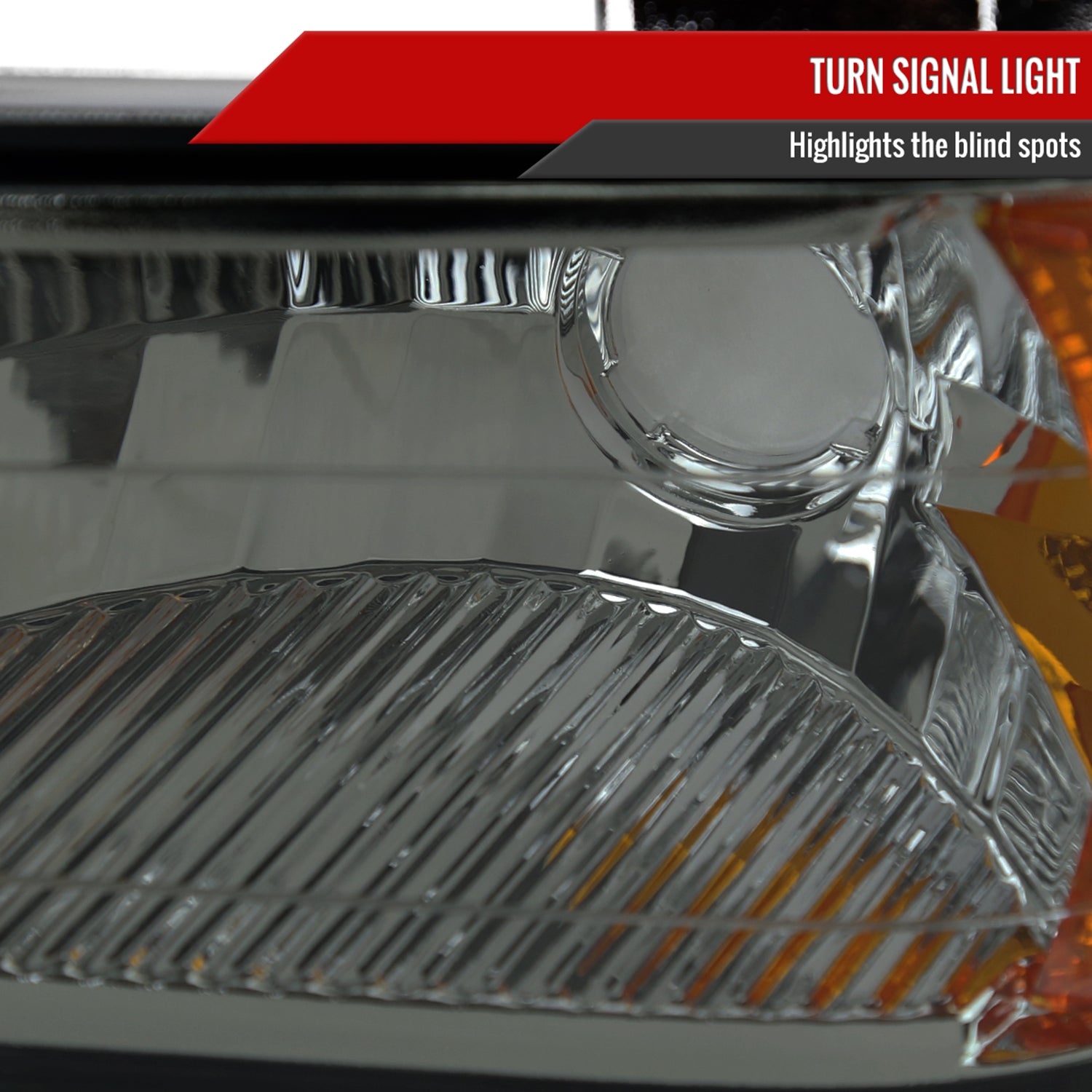 2004-2012 Chevy Colorado /Canyon Isuzu I-Series Headlights Chrome/Light Smoke