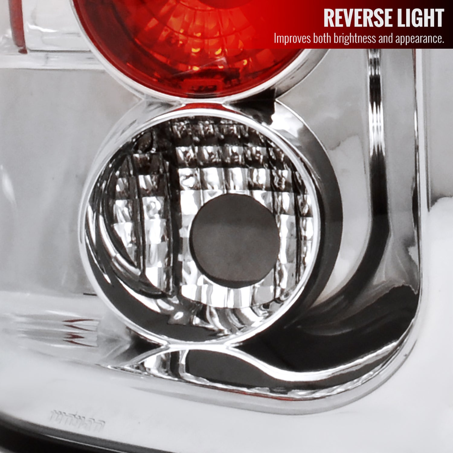 2005-2006 Jeep Grand Cherokee Tail Lights Chrome Housing/Clear Lens