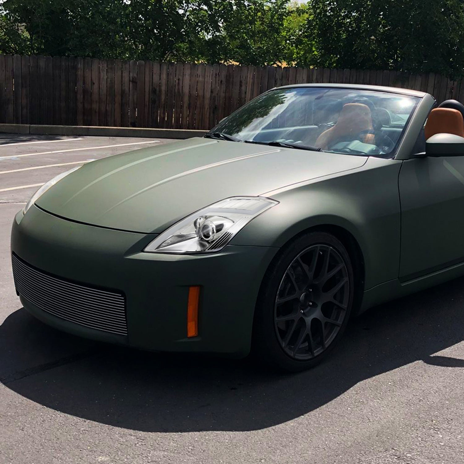 2006-2009 Nissan 350Z Turn Signal Animated LED Bar Projector Headlights Chrome